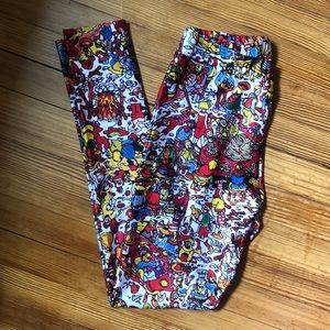 Poprageous “Where’s Waldo” leggings like new